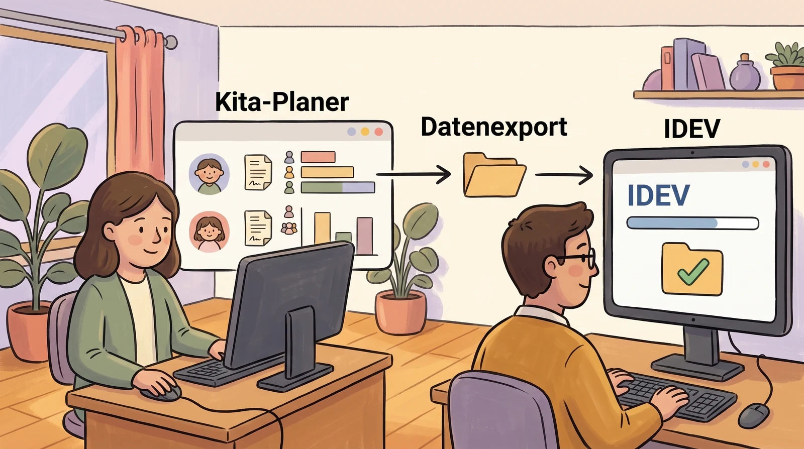 Illustration des Träger-Reportings in Bremen