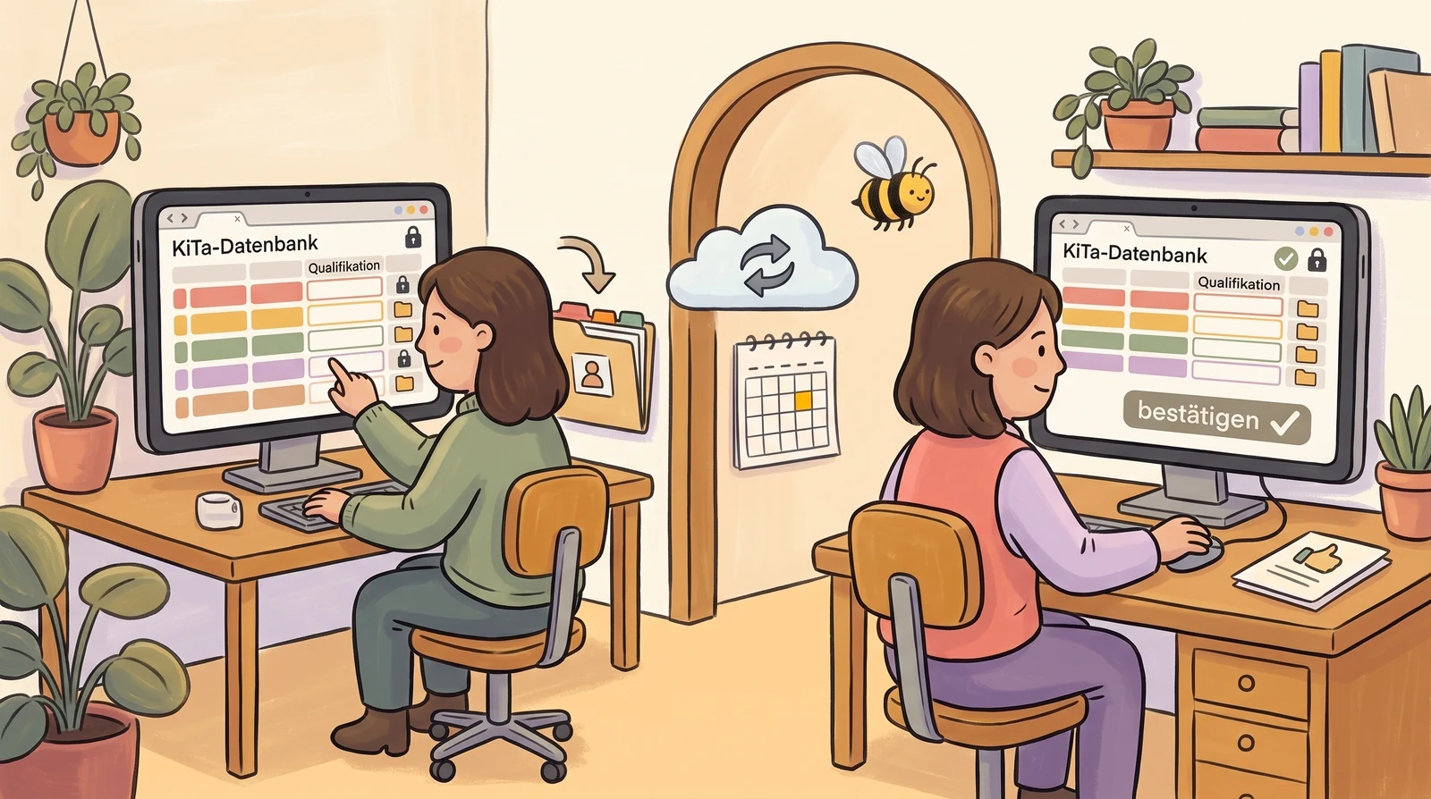Illustration des Träger-Reportings in Schleswig-Holstein